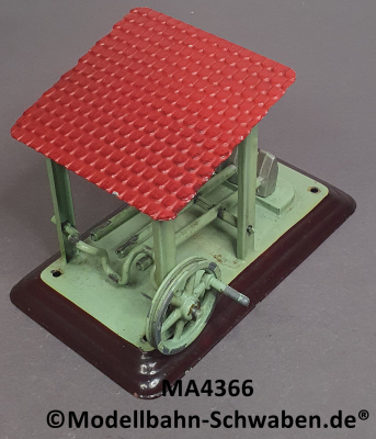 Märklin 4366 Blech, Hammerwerk mit Dach und drei Hämmern, Bauzeit vor 1927