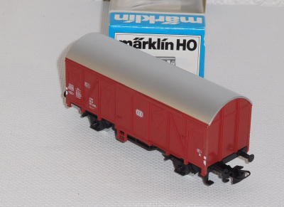 Märklin 4411 H0 Güterwagen mit Schlusslicht, DB, OVP