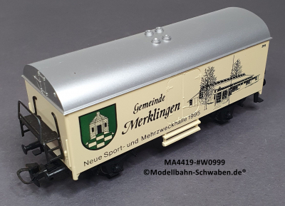 Märklin 4419 Kühl- / Bierwagen Gemeinde Merklingen, OVP