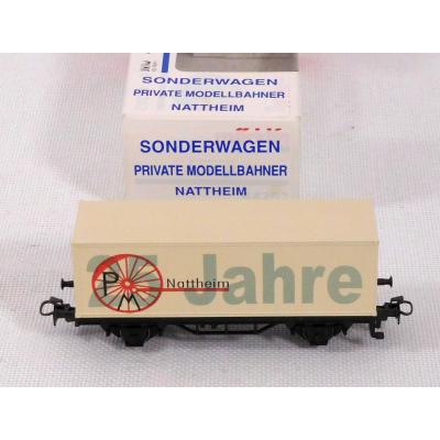 Märklin 44262.X99 Containertragwagen Private Modellbahner 25 Jahre Nattheim, OVP