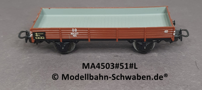 Märklin 4503 H0 Niederbordwagen X05, DB 464 637 und Stirnseite 305, Bz ab 1951