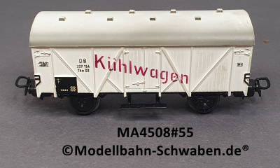 Märklin 4508 H0 Kühlwagen, rot lackierte Aufschrift, BN 327 154, DB, Bz ab1955