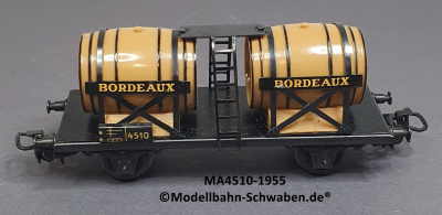 Märklin 4510 Weinwagen Bordeaux, Bz. ca. 1955