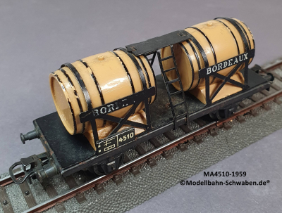 Märklin 4510 Weinwagen Bordeaux, Bz. ca. 1959