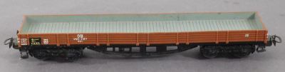 Märklin 4514 H0 Niederbordwagen, zwei Drehgestelle, BNr. 496 391