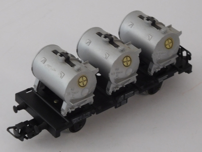 Märklin 4520 H0 Behältertragwagen, 014 084, DB, OVP, 1970