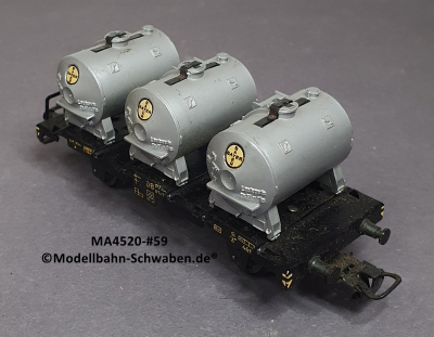 Märklin 4520 H0 Behältertragwagen BN 012 200 und 4615, Bayer, Bz. 1959 Märklin 4520 H0 Behältertragwagen BN 012 200 und 4615, Bayer, Bz. 1959