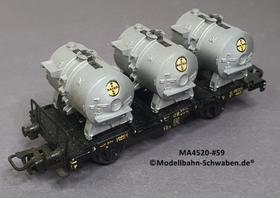 Märklin 4520 H0 Behältertragwagen BN 012 200 und 4615, Bayer, Bz. 1959 Märklin 4520 H0 Behältertragwagen BN 012 200 und 4615, Bayer, Bz. 1959