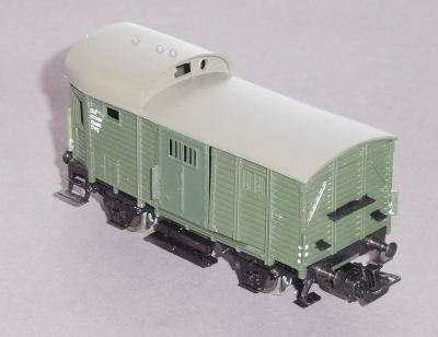 Märklin 4600 H0 Güterzug-Gepäckwagen, 122 861, DB, OVP, 1965
