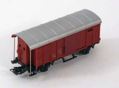 Märklin 4605 H0 Gedeckter Güterwagen mit Bremserhaus, SBB, OVP, 1961