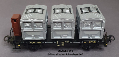 Märklin 4614 H0 Behältertragwagen BN 4614, Von Haus zu Haus, OVP, Bz. 1970 Märklin 4614 H0 Behältertragwagen BN 4614, Von Haus zu Haus, OVP, Bz. 1970