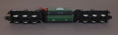 Märklin 4617 H0 Tiefladewagen mit Trafo TrafoUnion grün, DB, OVP