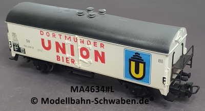 Märklin 4634 H0 Kühlwagen,Tehs 50, DORTMUNDER UNION, BN 504 209, DB Bz 1966