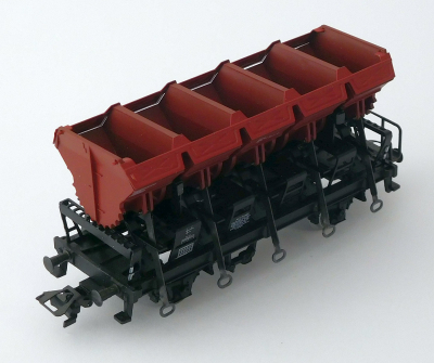 Märklin 4635 H0 Muldenkippwagen, 6002 140 8 Ommi 51, braun, DB, OVP