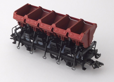 Märklin 4635 H0 Muldenkippwagen, 6002 140 8 Ommi 51, braun, DB, OVP