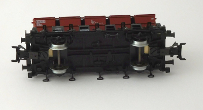 Märklin 4635 H0 Muldenkippwagen, 6002 140 8 Ommi 51, braun, DB, OVP