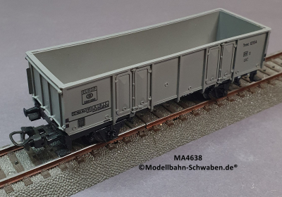 Märklin 4638 H0 Offener Hochbord- / Güterwagen grau, 2284580, SNCB, OVP