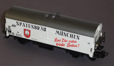 Märklin 4654 H0 Kühl-/Bierwagen Spatenbräu, 516 972, DB, OVP, Bz 1966-1970