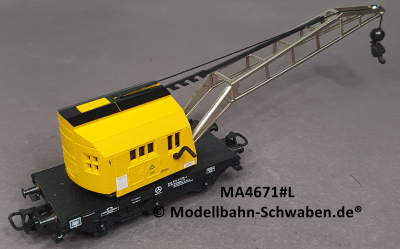 Märklin 4671 H0 Kranwagen Krupp-Ardelt, mit drehbaren Aufbau,BN 974 0 078-8, DB