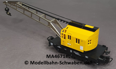 Märklin 4671 H0 Kranwagen Krupp-Ardelt, mit drehbaren Aufbau,BN 974 0 078-8, DB