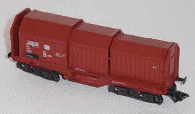 Märklin 4693 H0 Drehgestellwagen mit Teleskophauben, DB, OVP