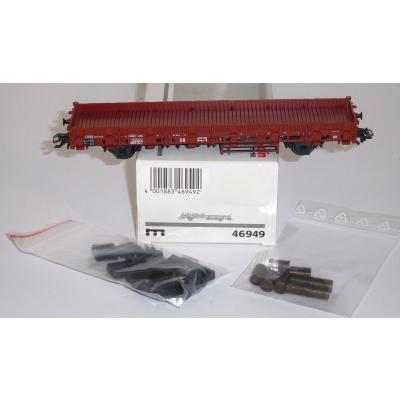 Märklin 46949 H0 Rungenwagen bel. m.Fäßern/Kisten, DB, OVP