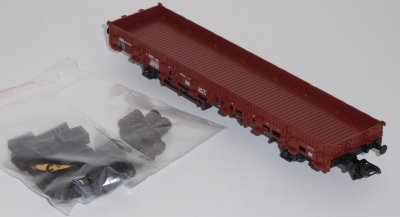 Märklin 46949 H0 Rungenwagen bel. m.Fäßern/Kisten, DB, OVP