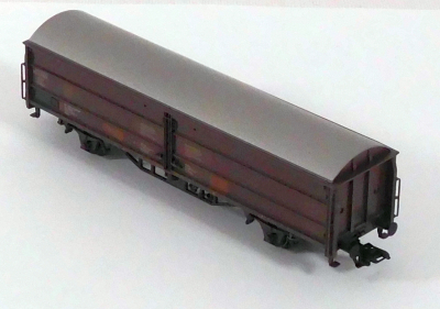 Märklin 4737 H0 Schiebewandwagen, gealtert, ÖBB, OVP