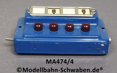 Märklin 474/4 Stell-/Schaltpult 4-fach Taster, Bauzeit 40er/50erJahre