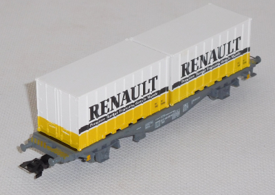 Märklin 4767 H0 Containerwagen Renault, DB, OVP