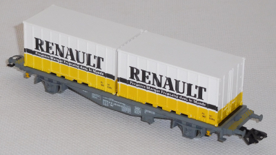 Märklin 4767 H0 Containerwagen Renault, DB, OVP
