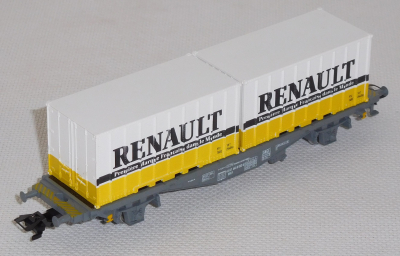 Märklin 4767 H0 Containerwagen Renault, DB, OVP