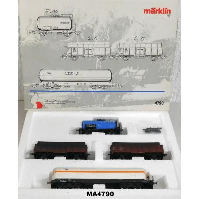 Märklin 4790 H0 Regionalwagen-Set Bayern, 4-teilig, DB, OVP