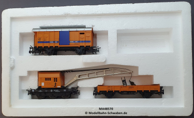 Märklin 48570 H0 Wagen-Set Tunnelbau, orange, OVP