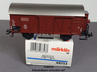 Märklin 48753 H0 Gedeckter Güterwagen Gr20, DB, OVP