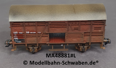 Märklin 48881 H0 Verschlagwagen zum Viehtransport, BN 330 209 V 23, DB