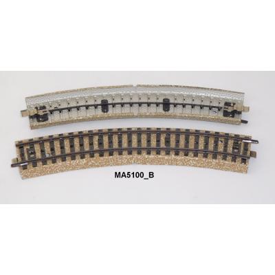 Märklin 5100 H0 M-Gleis gebogen, 1/1, R360/30°