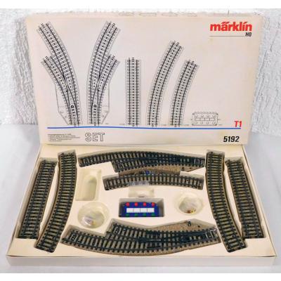 Märklin 5192 H0 M-Gleis Doppelgleis Set T1 für M-Gleis