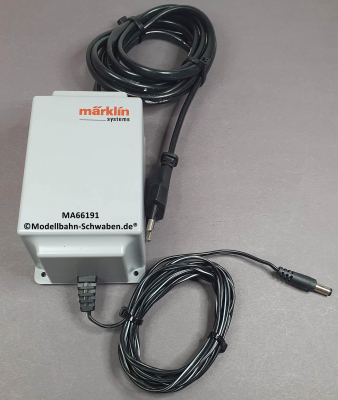 Märklin 66191 Transformator 230VAC/18VDC, 1A, Graues Gehäuse