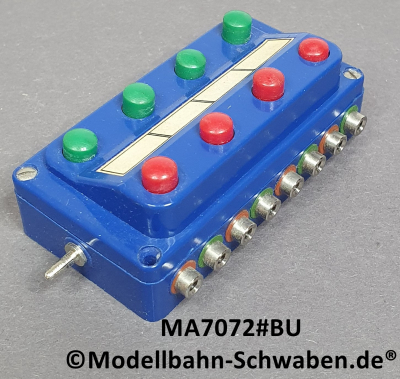 Märklin 7072 Stellpult zum Schalten von 4 zweispuligen Magnetartikeln