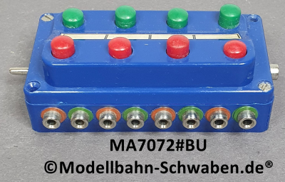 Märklin 7072 Stellpult zum Schalten von 4 zweispuligen Magnetartikeln