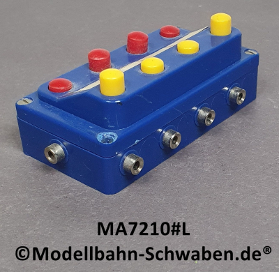 Märklin 7210 Schaltpult zum Schalten von 1 Eingang 4 Ausgänge,