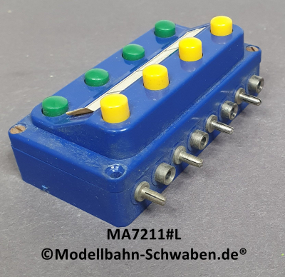 Märklin 7211 Schaltpult zum Schalten von 4 getrennten Ein- und Ausgängen
