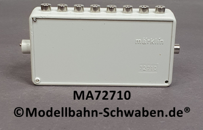 Märklin 72710 Stellpult mit Rückmeldung zum Schalten von 4 zweispuligen Magnetartikeln