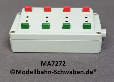 Märklin 7272 Stellpult zum Schalten von 4 zweispuligen Magnetartikeln