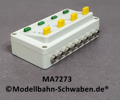 Märklin 7273 Schaltpult zum Ein- oder Ausschalten von 4 verschiedenen Bahn- oder Lichtstromkreisen.
