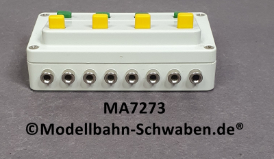 Märklin 7273 Schaltpult zum Ein- oder Ausschalten von 4 verschiedenen Bahn- oder Lichtstromkreisen.