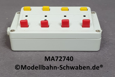 Märklin 72740 Schaltpult zum Verteilen eines Bahn- oder Lichtstromkreises auf 4 verschiedene Leitungen mit je 2 Anschlüssen