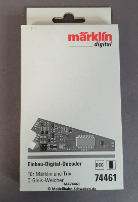 Märklin 74461 C-Gleis, Einbau-Digital-Decoder, OVP