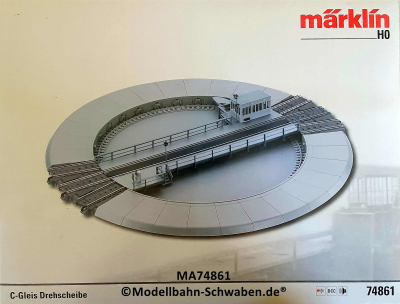 Märklin 74861 H0 C-Gleis Drehscheibe, MFX, Sound, OVP
